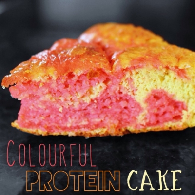 Colourful Protein Cake
