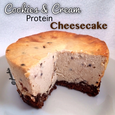 Cookies and Cream Protein Cheesecake