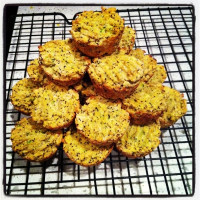 Lemon Poppyseed Mango Mini Muffins!