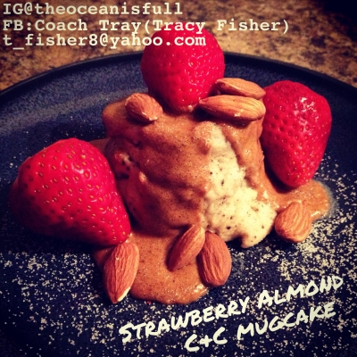 Strawberry Almond C&C Mugcake
