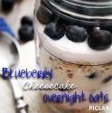 Blueberry Cheesecake Overnight Oats