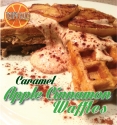 Caramel Apple Cinnamon Waffles 