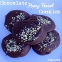 Chocolate Hemp Heart Cookies 