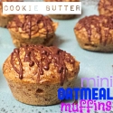Cookie Butter Mini Oatmeal Muffins