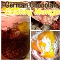 German Chocolate Chunky Mango Oats In a Jar