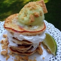 Key Lime Pie Protein Pancakes