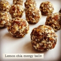 Lemon Chia Energy Balls
