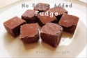 No Sugar Added Fudge