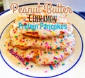 Peanut Butter Cinnamon Protein Pancakes