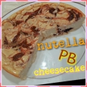 Peanut Butter Nutella Protein Cheesecake