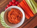 Spicy Red Bell Pepper Hummus