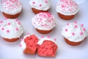 Strawberry Protein Cupcakes With Coconut Butter Frosting