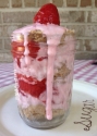 Strawberry Shortcake Mugcake In a Jar