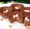 Stuffed Peanut Butter Marshmallow Protein Muffins