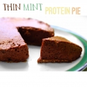 Thin Mint Protein Pie