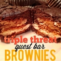 Triple Threat Questbar Brownies